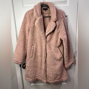 Love Tree Blush Teddy Jacket